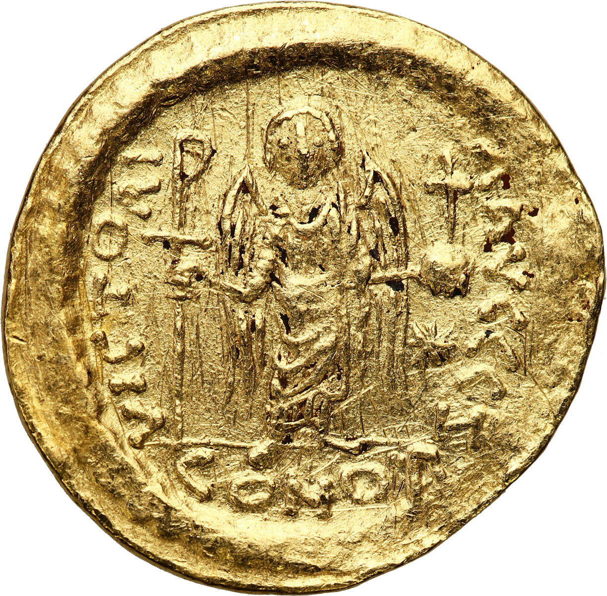 Bizancjum. Justynian I (527-565). Solid, Konstantynopol